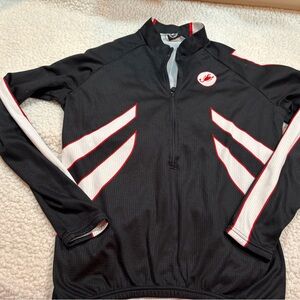 Black and White Men's Cycling Jacket